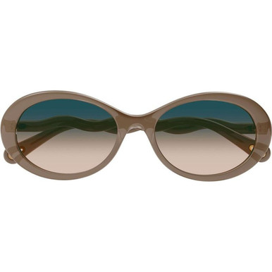 Chloe CH0088S - Nude/Green Gradient Lenses