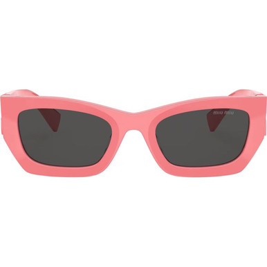 Miu Miu 09WS - Dark Pink/Dark Grey Lenses