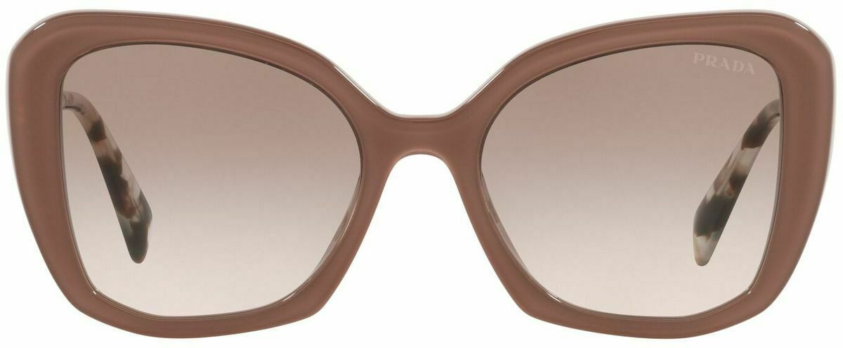 ALABASTER CRYSTAL PRADA SUNGLASSES Prada PR03YS Alabaster and Crystal/Clear Brown | Afterpay main image 3