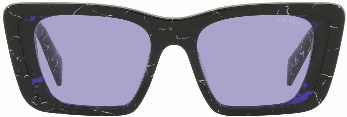 Buy Prada PR08YS Black and White Havana/Violet | Afterpay