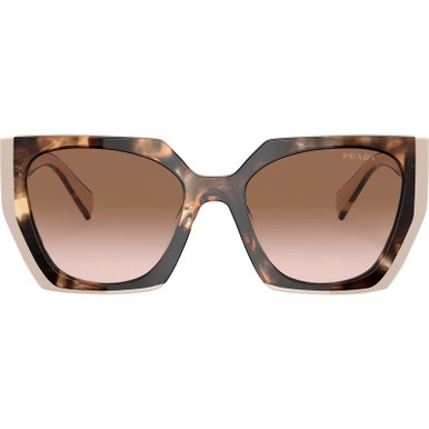 Prada PR15WS - Caramel Tortoise and Powder/Brown Gradient Lenses