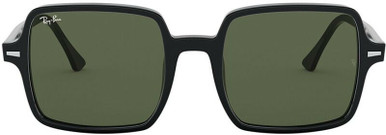 Square II RB1973 - Black/Green Glass Lenses