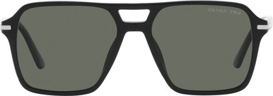 PR20YS - Black/Green Polarised Glass Lenses
