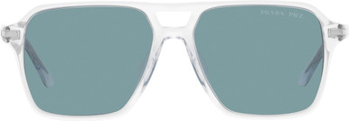 Transparent/Green Polarised Glass Lenses