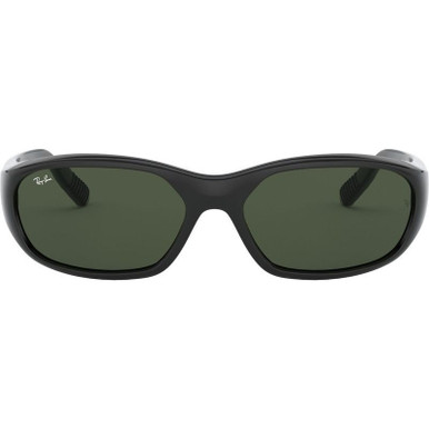 Ray-Ban Daddy-O RB2016, Black/Green Glass Lenses