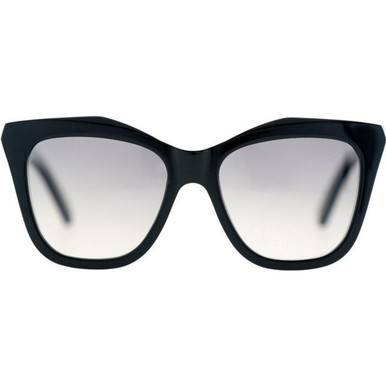 Bask Eyewear Breeze - Shiny Black/Grey Gradient Polarised Lenses