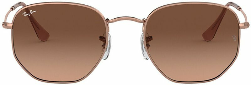 Ray ban hot sale hexagonal copper pink