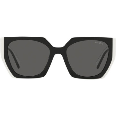 Prada PR15WSF - Black and Talc/Dark Grey Lenses