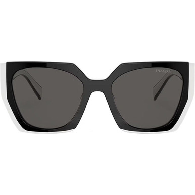 Prada PR15WSF - Black and Talc/Dark Grey Lenses