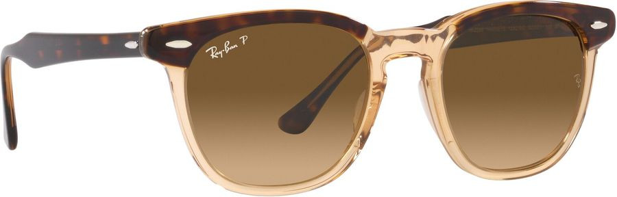 Ray-Ban Hawkeye RB2298 Havana and Transparent Brown/Brown Gradient Glass Polarised Lenses 50 Eye Size