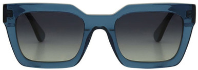 Bask Eyewear Sol, Crystal Blue/Grey Gradient Polarised Lenses