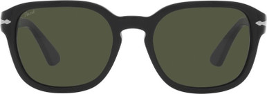 PO3305S - Black/Green Glass Lenses