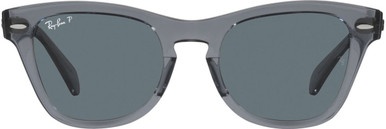 Transparent Grey/Dark Blue Glass Polarised Lenses