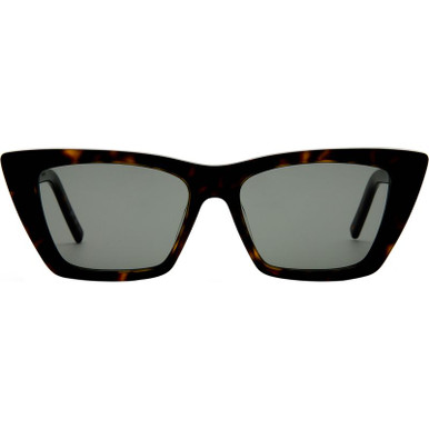 Saint Laurent SL 276 MICA - Havana/Grey Lenses 55 Eye Size