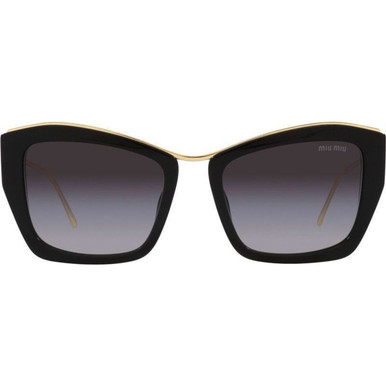 Miu Miu 02YS - Black/Grey Gradient Lenses