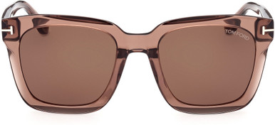 Tom Ford FT0892K - Shiny Light Brown/Brown Lenses