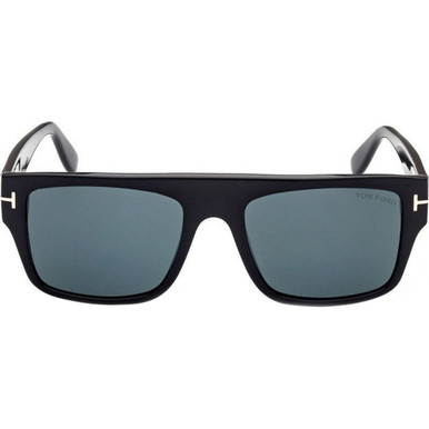 Tom Ford FT0907 - Shiny Black/Blue Lenses