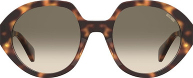 Moschino MOS126/S, Havana/Green Shaded Lenses