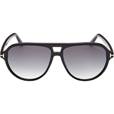 Shiny Black/Smoke Gradient Lenses