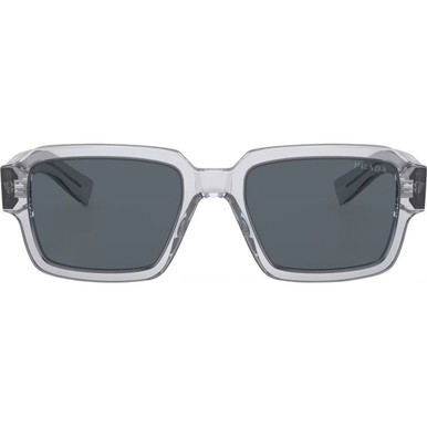 Prada PR02ZS - Transparent Grey/Blue Glass Lenses