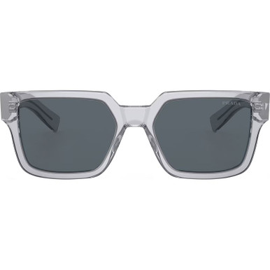 Prada PR03ZS - Transparent Grey/Blue Glass Lenses