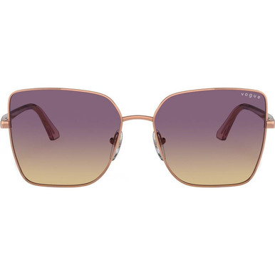 Vogue Eyewear VO4199S - Rose Gold/Yellow Violet Gradient Lenses