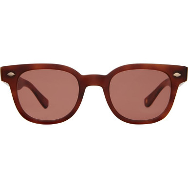 Garrett Leight Canter - Vintage Burnt Tortoise/Pure Rosewood Glass Lenses