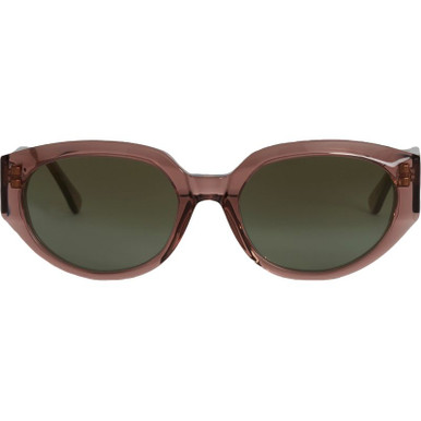 Shop Ahlem Jeanne Sunglasses Coffeelight/Taupe | Afterpay