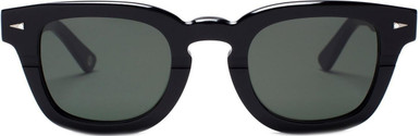 Champ De Mars - Black/Green Lenses