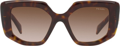 Prada PR14ZS, Tortoise/Brown Gradient Lenses