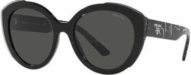 Buy Prada PR01YS Black Marble Black Transparent/Dark Grey display picture 3