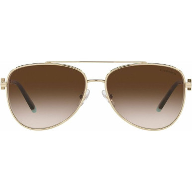 Tiffany & Co. TF3080 - Pale Gold/Brown Gradient Lenses