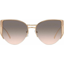 BVLGARI Bv6170 sunglasses Bvlgari Light Brown Mirror Flash Cat Eye Ladies Sunglasses  main image 2