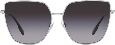 Burberry Alexis BE3143 - Silver/Grey Gradient Lenses