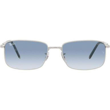 Ray-Ban RB3717 - Silver/Blue Gradient Glass Lenses 60 Eye Size