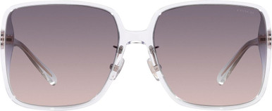 Coach HC8368D - Transparent Clear/Violet Pink Gradient Lenses