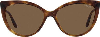 Vogue Eyewear VO5484S - Dark Havana/Dark Brown Lenses