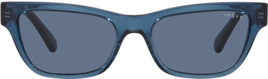 Vogue Eyewear VO5514S - Transparent Dark Blue/Dark Blue Lenses