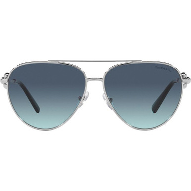 Tiffany & Co. TF3092 - Silver/Azure and Blue Gradient Lenses