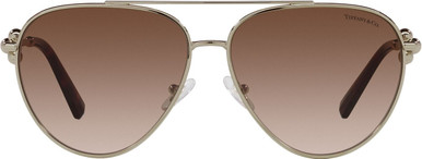 Tiffany &amp; Co. TF3092, Pale Gold/Brown Gradient Lenses