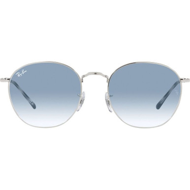 Ray-Ban Rob RB3772 - Silver/Clear Blue Gradient Glass Lenses