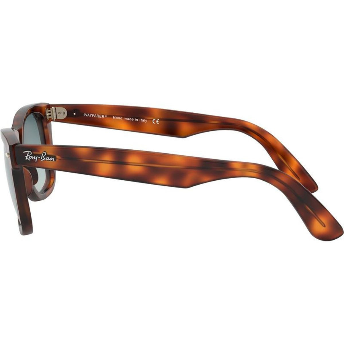 Ray-Ban Wayfarer Ease RB4340 Red Havana/Blue Grey Gradient Glass Lenses