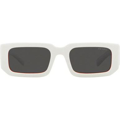 Prada PR06YS - Talc and Orange/Dark Grey Lenses