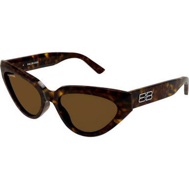 サングラス BALENCIAGA Woman Sunglasses Brown BB0270S 002 Buy Balenciaga BB0270S Havana/Brown | Afterpay | Klarna