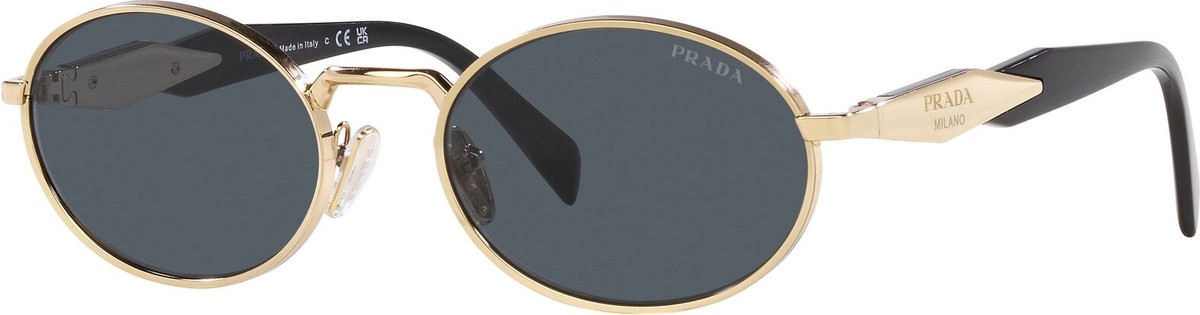 Prada PR65ZS Pale Gold/Dark Grey Lenses