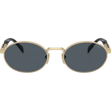 Prada PR65ZS - Pale Gold/Dark Grey Lenses