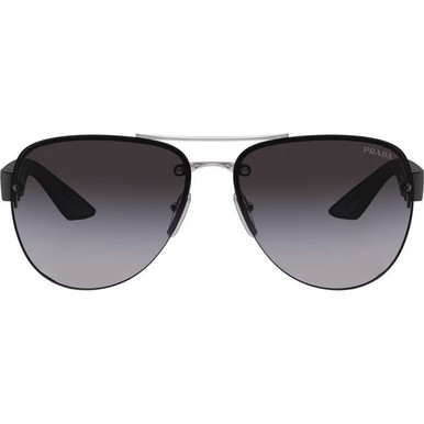 Prada Linea Rossa PS55YS - Silver/Grey Gradient Lenses