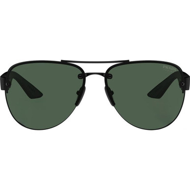 Prada Linea Rossa PS55YS - Matte Black/Green Lenses
