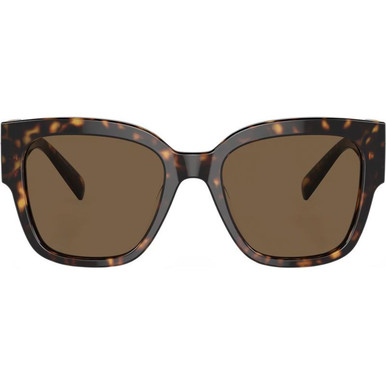 Versace VE4437U - Havana/Dark Brown Lenses