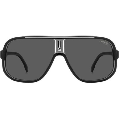 Carrera 1058/S - Black and Grey/Grey Polarised Lenses